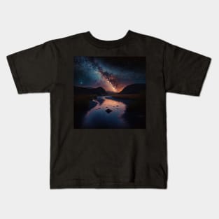 River at Night #2 Kids T-Shirt